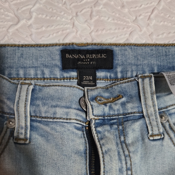 Banana Republic Blue Skinny Jeans Soft Denim - Picture 2 of 6